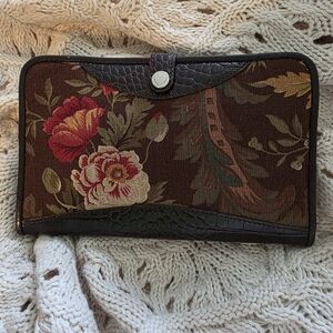 Brighton Floral Brown and Red Women's Wallet